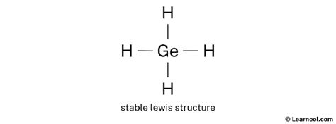 GeH4 Lewis structure .
